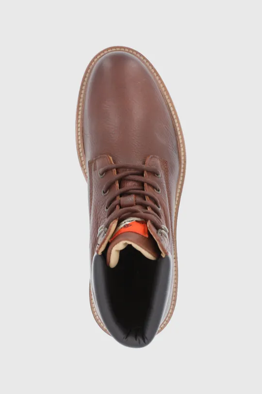 hnedá Kožené členkové topánky Gant Roden