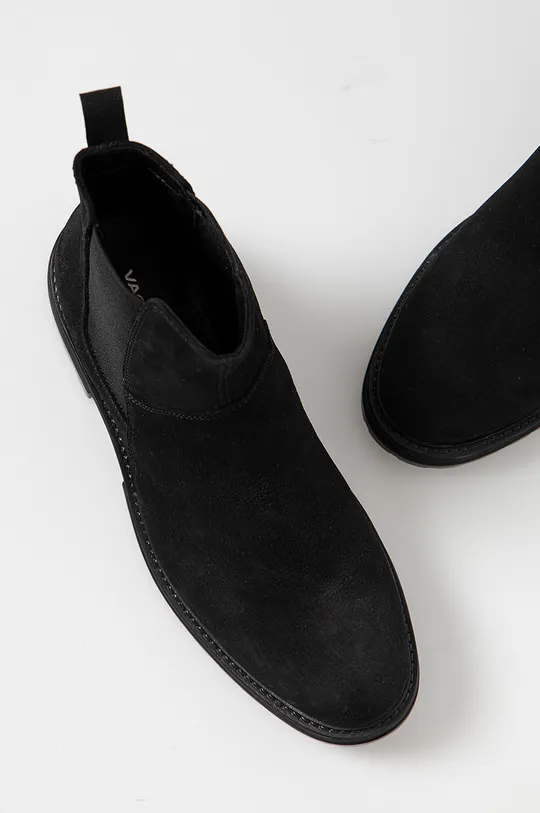 fekete Vagabond Shoemakers magasszárú cipő velúrból