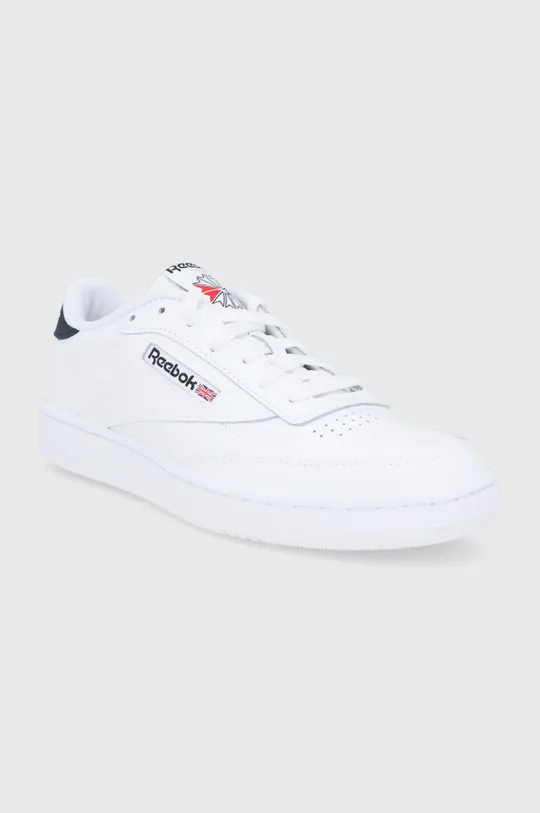 Шкіряні черевики Reebok Classic Club C 85 GX7556 білий