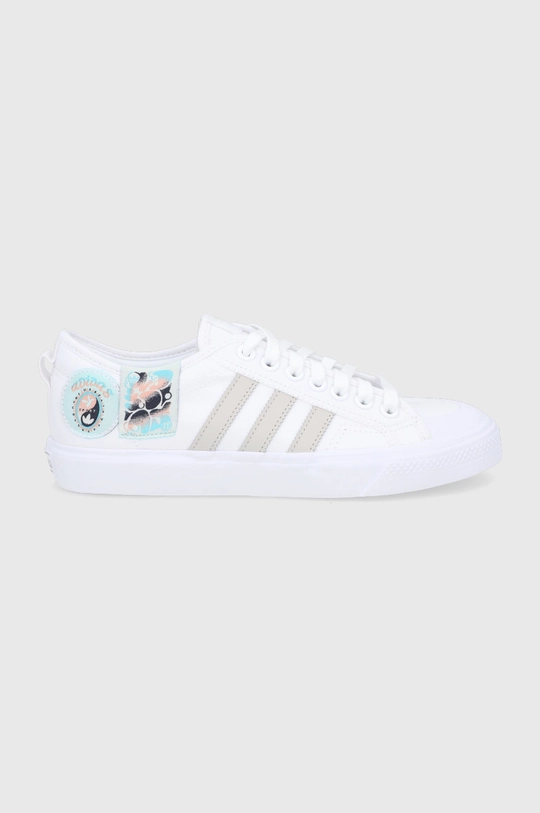 biały adidas Originals Tenisówki Nizza GZ8657 Męski