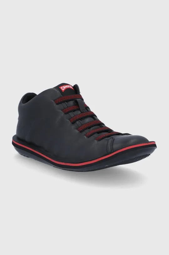 Δερμάτινα παπούτσια Camper Beetle μαύρο