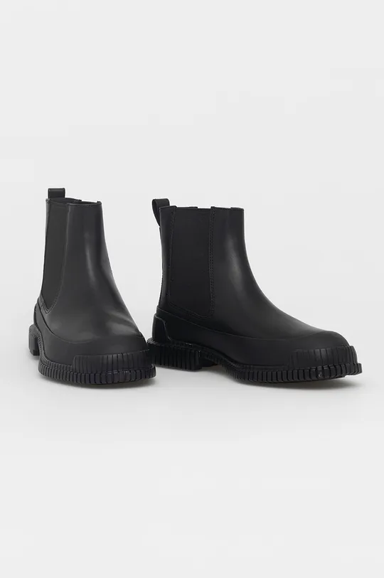 Kožené topánky Chelsea Camper Pix čierna