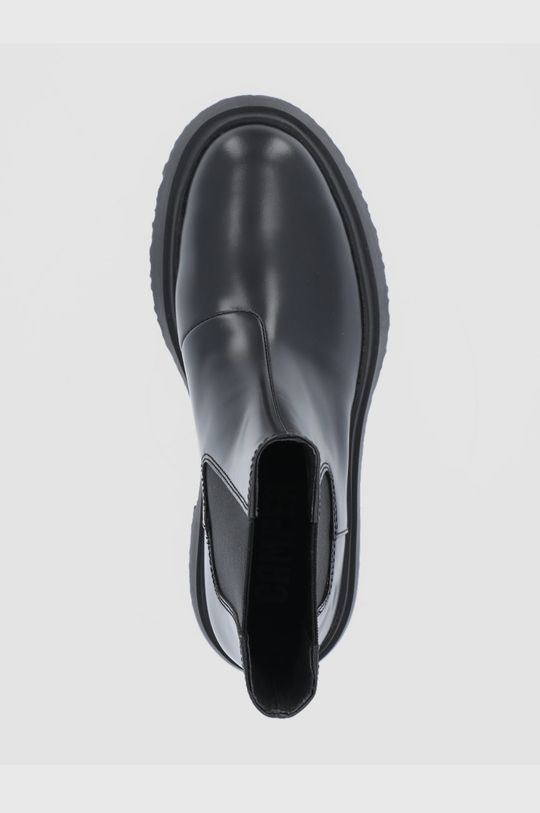 černá Kožené kotníkové boty Camper