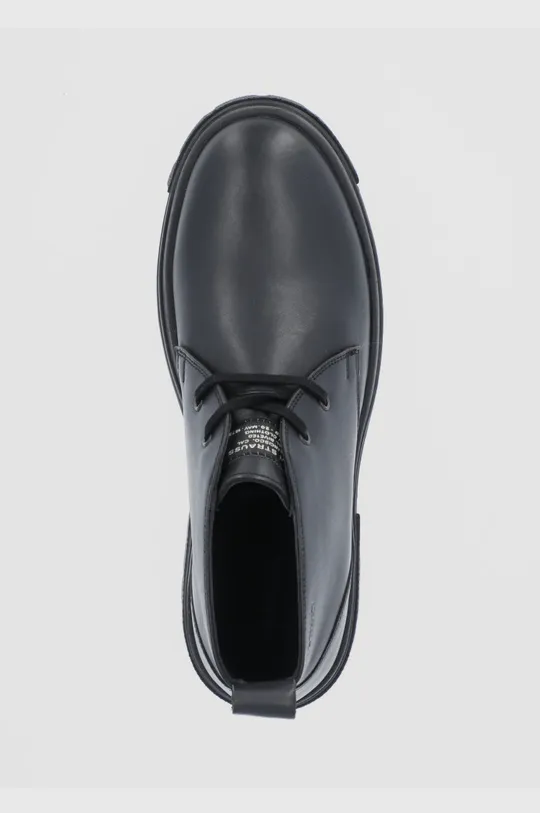 μαύρο Δερμάτινα παπούτσια Levi's