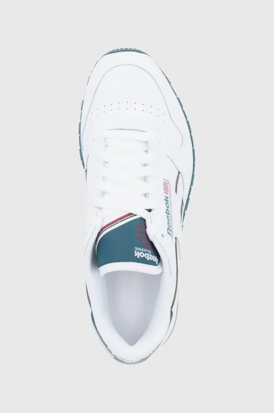 λευκό Δερμάτινα παπούτσια Reebok Classic CL LTHR