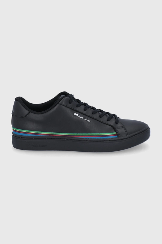 czarny PS Paul Smith Buty skórzane Męski