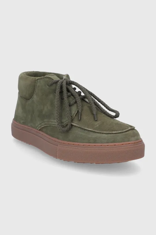 Semišové topánky Inuikii zelená