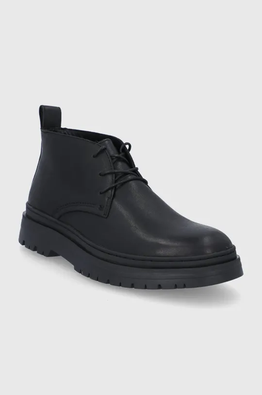 Δερμάτινα παπούτσια Vagabond Shoemakers Shoemakers JAMES μαύρο