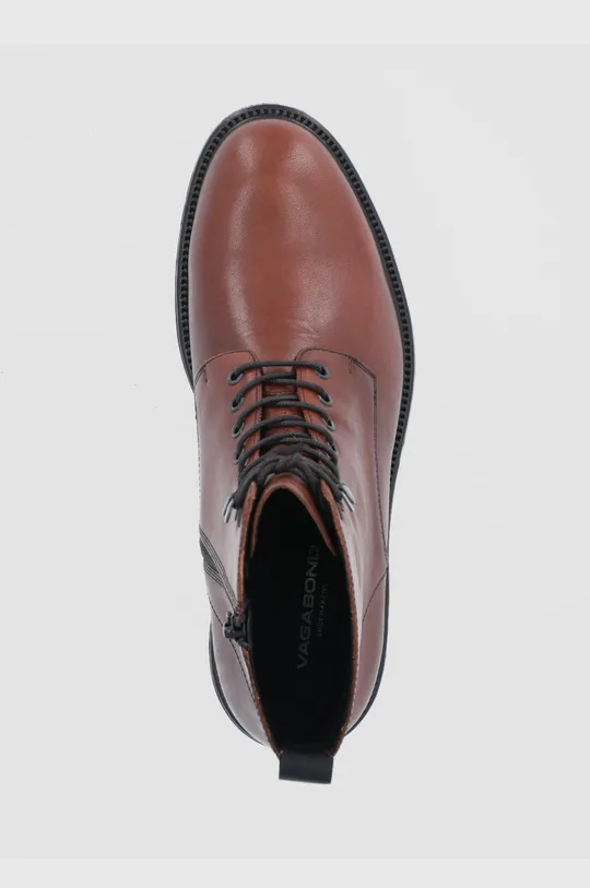 hnedá Kožené topánky Vagabond Shoemakers