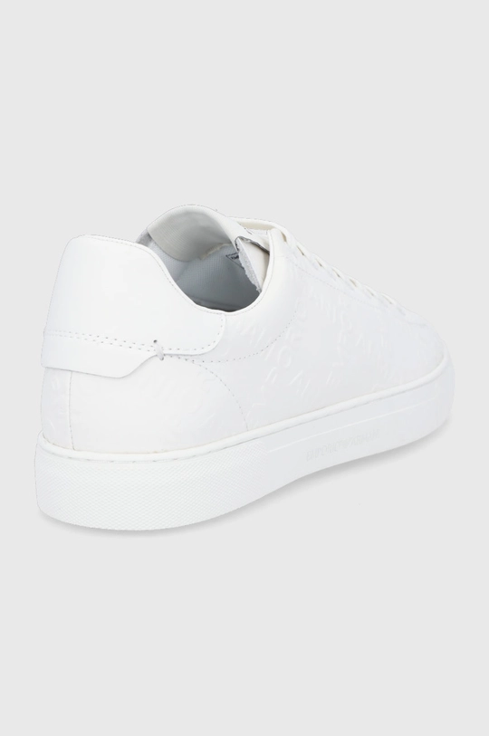 Emporio Armani Buty skórzane X4X554.XM994.OFF.WHITE Cholewka: Skóra, Wnętrze: Materiał tekstylny, Skóra, Podeszwa: Materiał syntetyczny