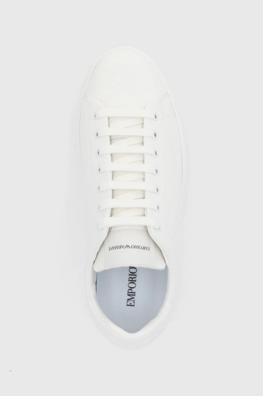 biały Emporio Armani Buty skórzane X4X554.XM994.OFF.WHITE