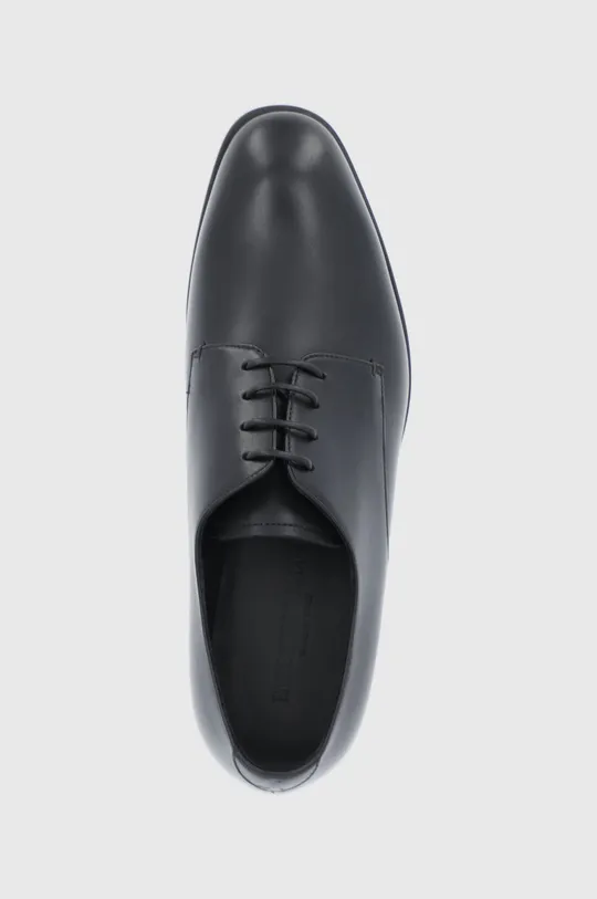 fekete Emporio Armani bőr félcipő