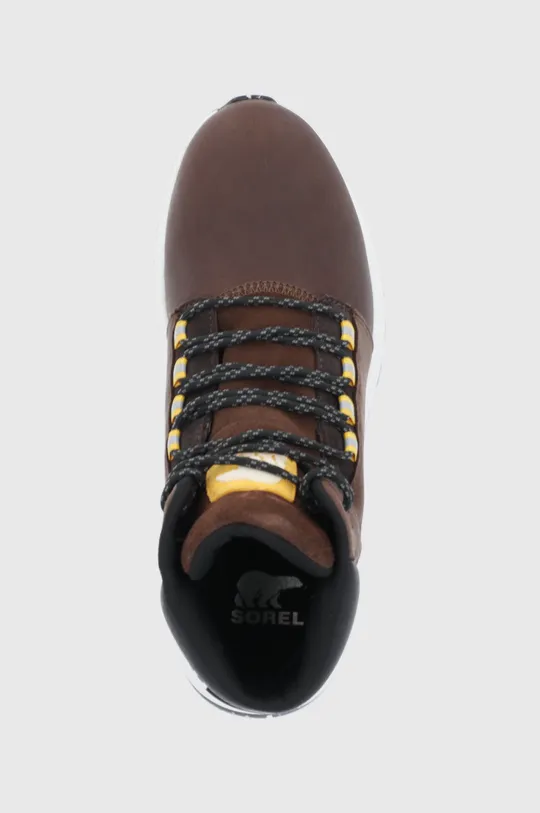 коричневий Шкіряні черевики Sorel MAC HILL