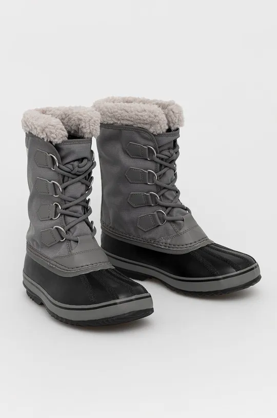 Čizme za snijeg Sorel PAC NYLON siva