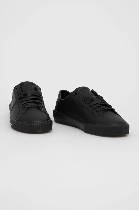 Δερμάτινα παπούτσια Diesel μαύρο