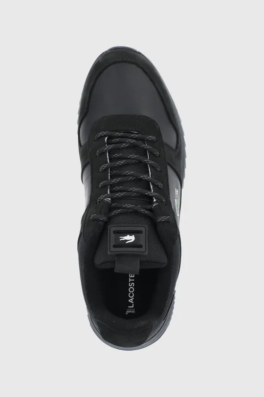 fekete Lacoste cipő