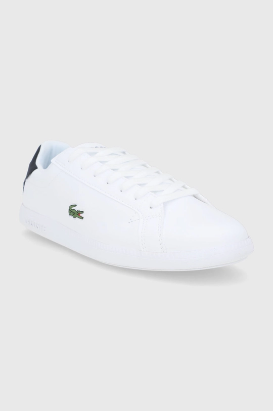 Lacoste Buty skórzane Graduate 42SMA0051.147 biały