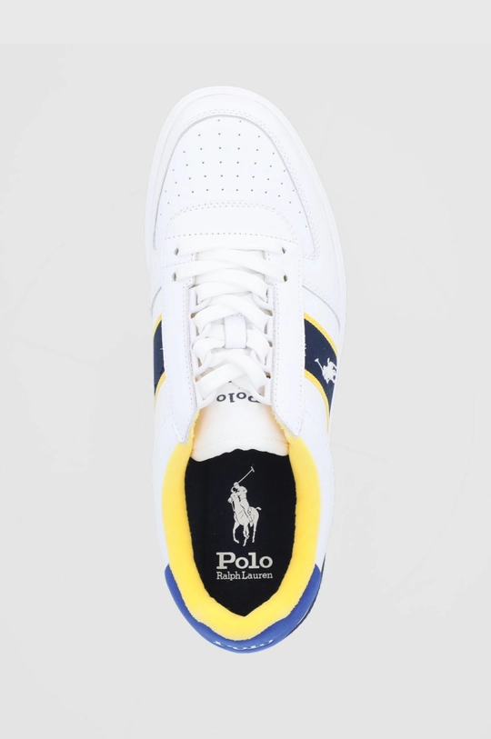 biały Polo Ralph Lauren Buty skórzane 809845118010.100