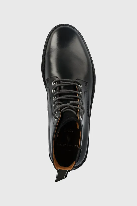 μαύρο Δερμάτινα παπούτσια Polo Ralph Lauren Talan Lace