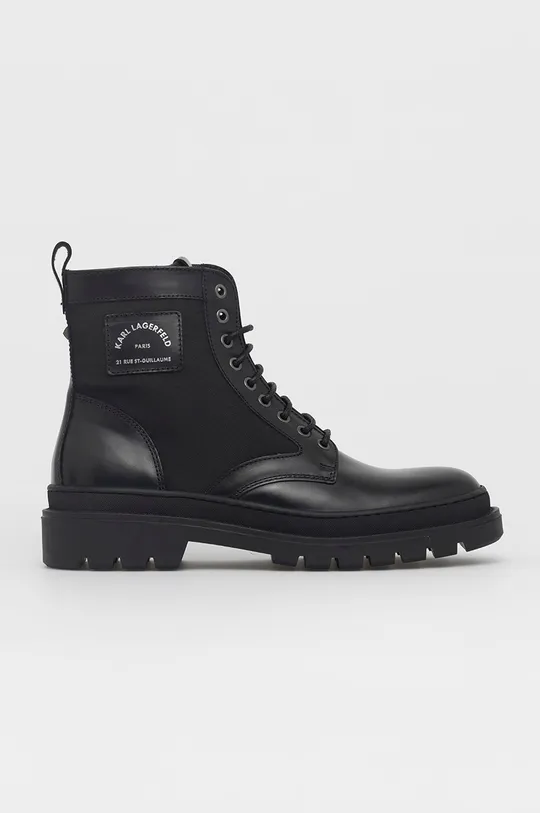μαύρο Παπούτσια Karl LagerfeldOUTLAND Ανδρικά