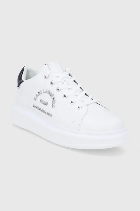 Δερμάτινα παπούτσια Karl Lagerfeld KAPRI MENSKAPRI MENS λευκό