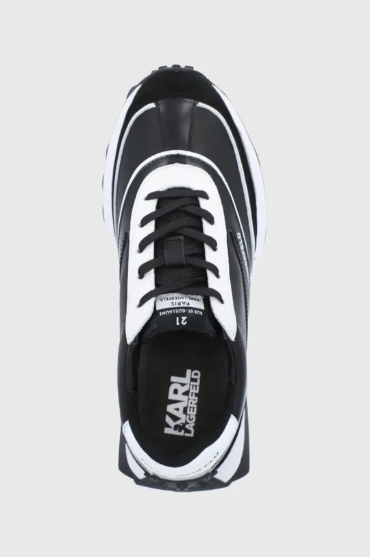 μαύρο Δερμάτινα παπούτσια Karl Lagerfeld ZONE