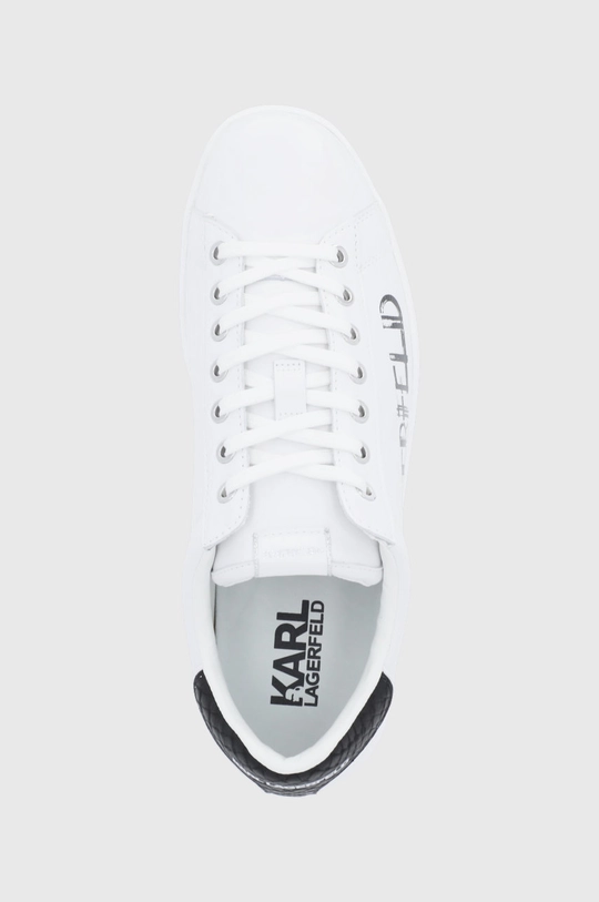 biały Karl Lagerfeld Buty KL51526.White.Lthr