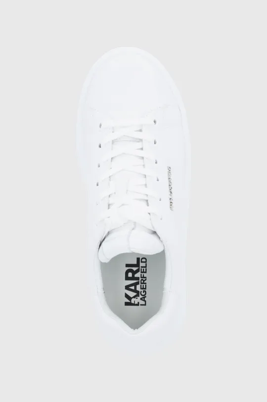 biały Karl Lagerfeld Buty KL52575.White.Lthr
