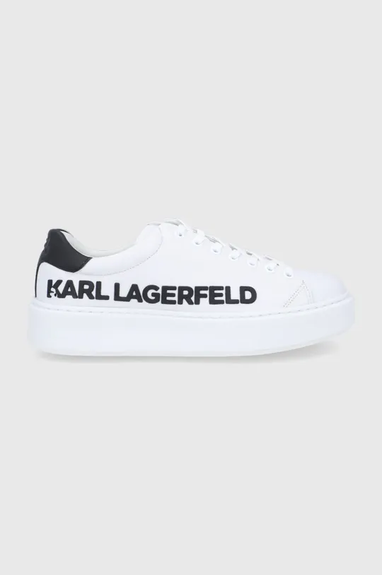 biela Kožená obuv Karl Lagerfeld MAXI KUP Pánsky