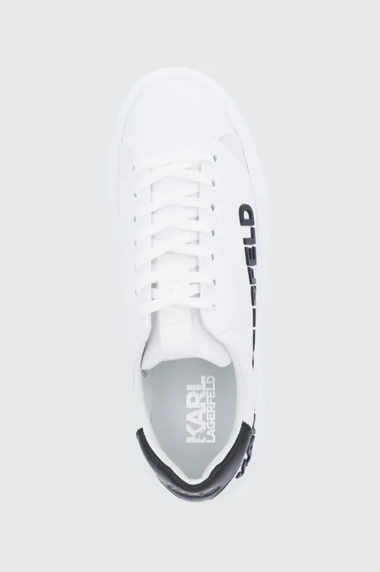 fehér Karl Lagerfeld bőr cipő
