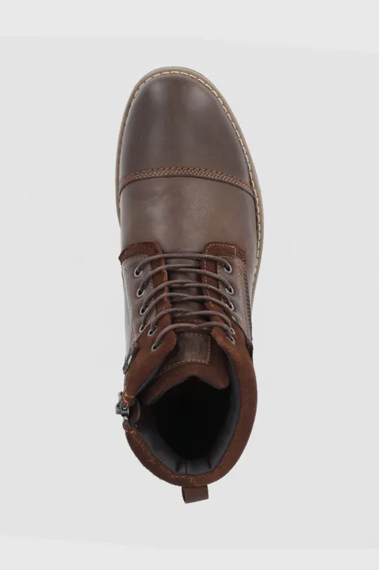 коричневый Кожаные ботинки Lee Cooper