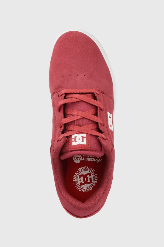 piros DC velúr cipő