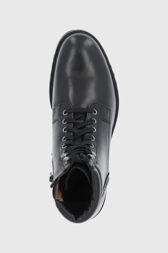 černá Kožené boty Marc O'Polo