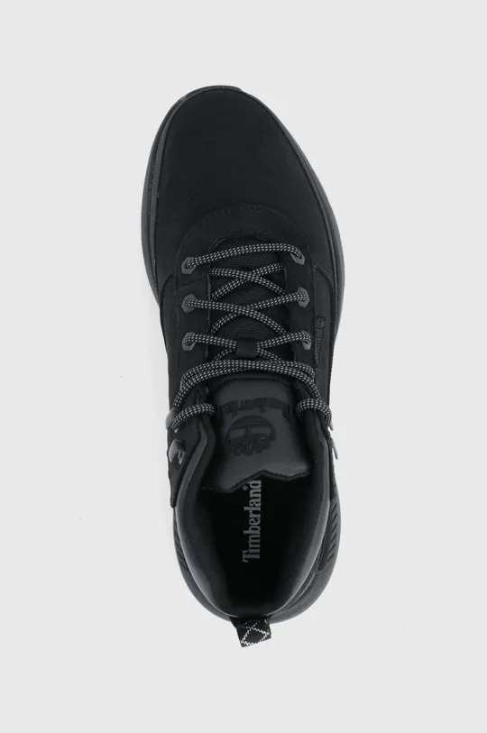 μαύρο Δερμάτινα παπούτσια Timberland FIELD TREKKER