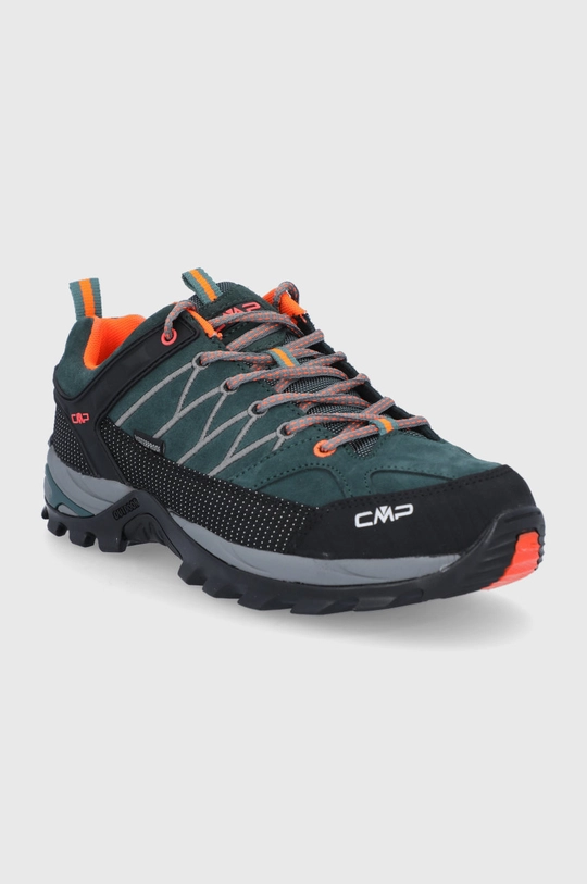 CMP buty RIGEL LOW TREKKING SHOES WP zielony