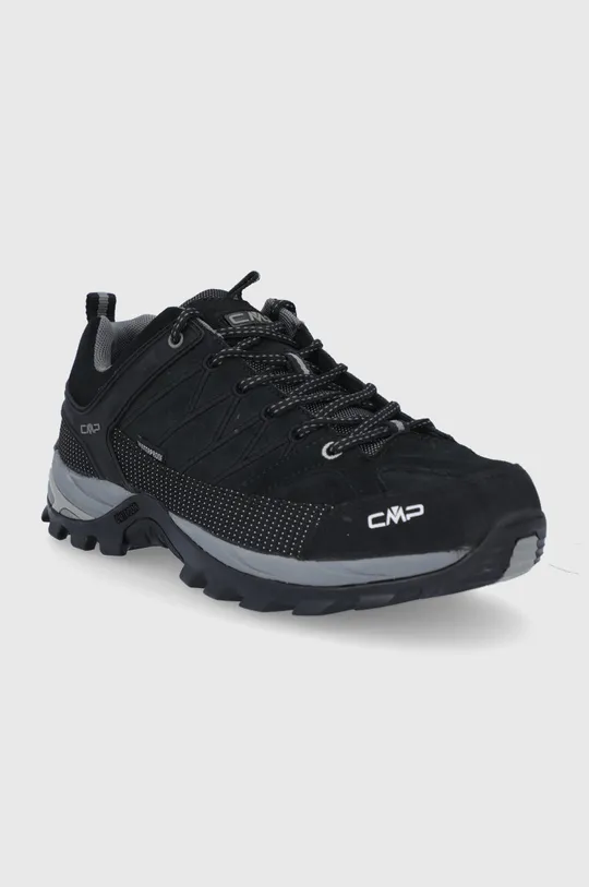 Topánky CMP RIGEL LOW TREKKING SHOES WP čierna