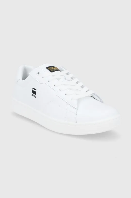 Kožne cipele G-Star Raw bijela