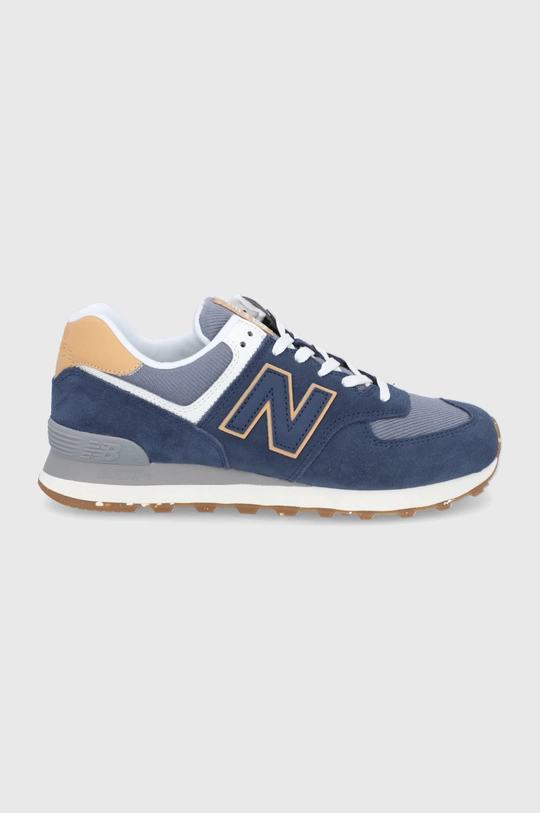 tmavomodrá Topánky New Balance ML574AB2 Pánsky