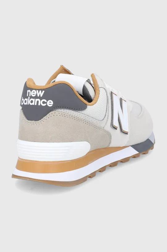 New Balance shoes ML574PO2  Uppers: Textile material, Natural leather, Suede Inside: Textile material Outsole: Synthetic material