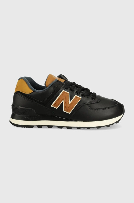 fekete New Balance bőr sportcipő Ml574omd Férfi