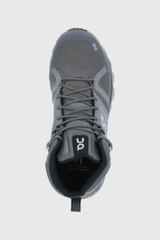 gray On-running shoes Cloudrock Waterproof
