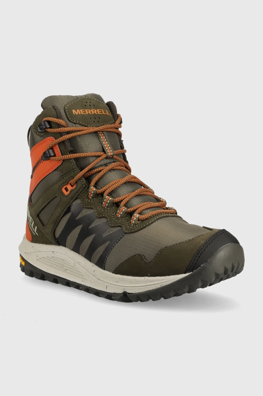 Ботинки Merrell зелёный