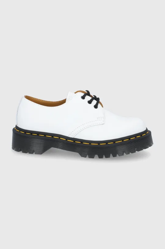 biela Kožené poltopánky Dr. Martens Bex 1461 Unisex