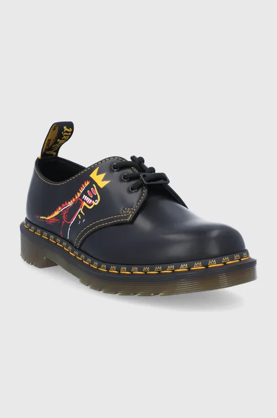 Δερμάτινα κλειστά παπούτσια Dr. Martens 1461 Basquiat μαύρο