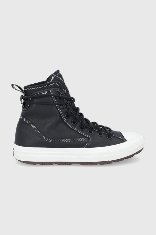 negru Converse teniși de piele Unisex