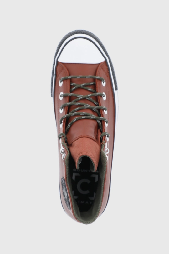 burgundia Converse bőr sneaker