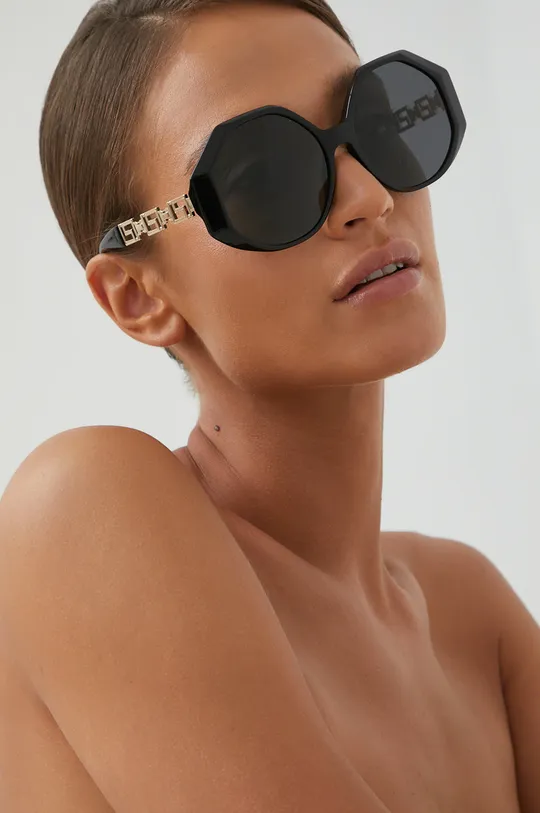 czarny Versace Okulary przeciwsłoneczne 0VE4395 Damski