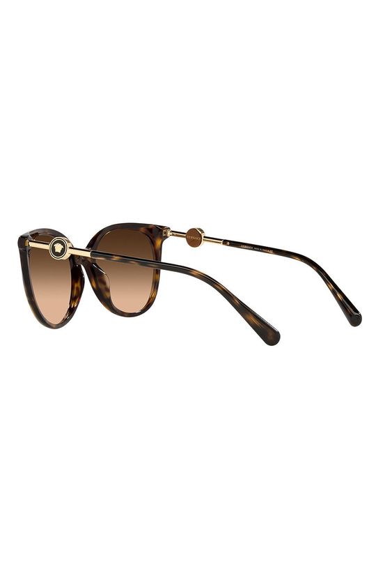brudny brązowy Versace Okulary przeciwsłoneczne