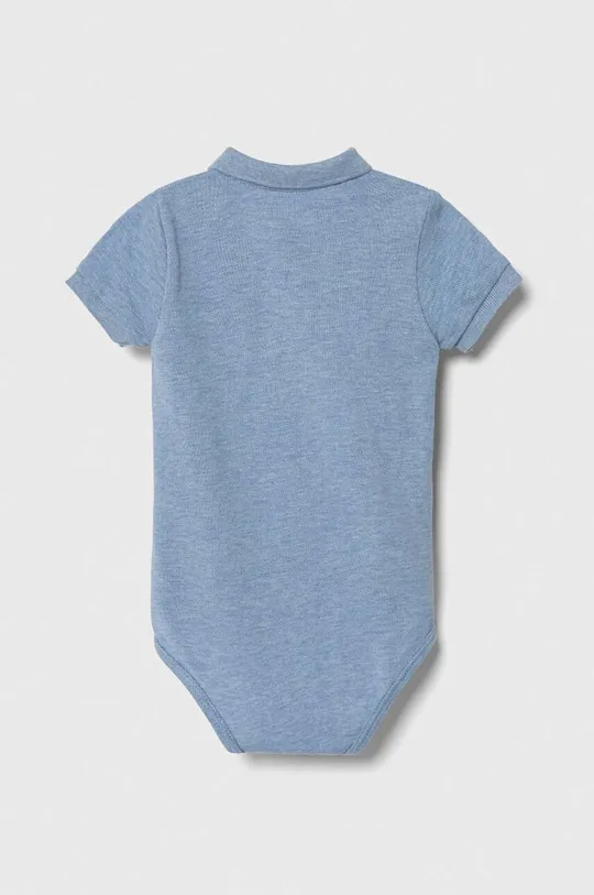Pamučni bodi za bebe Lacoste plava