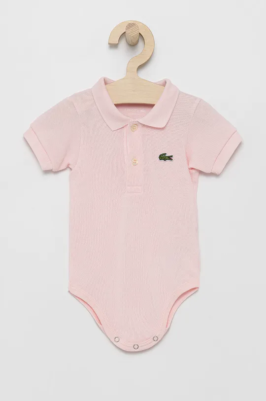 różowy Lacoste Body niemowlęce 4J6963 Chłopięcy